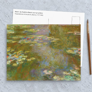 Claude Monet - Seerosenteich 1917 Postkarte