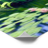 Claude Monet Seerosenteich Giverny Poster (Ecke)