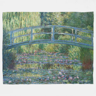 Claude Monet - Seerosenteich, Grüne Harmonie Fleecedecke