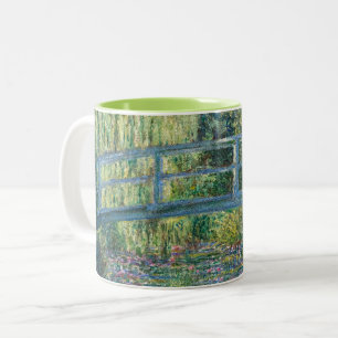 Claude Monet - Seerosenteich, Grüne Harmonie Zweifarbige Tasse