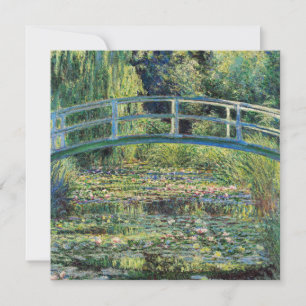 Claude Monet - Seerosenteich & Japan-Brücke Dankeskarte