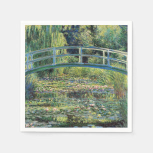 Claude Monet - Seerosenteich & Japan-Brücke Serviette