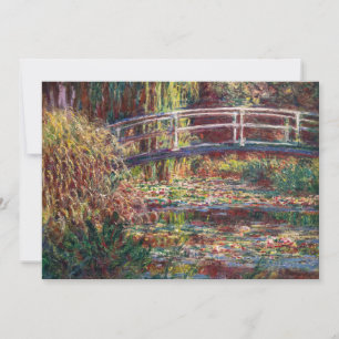 Claude Monet - Seerosenteich, Rosa Harmonie Einladung