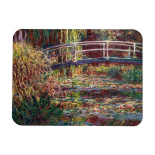 Claude Monet - Seerosenteich, Rosa Harmonie Magnet
