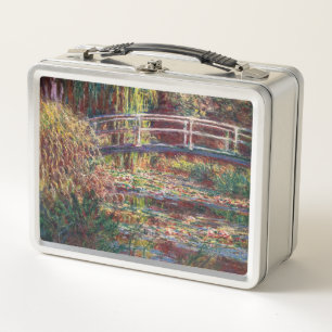 Claude Monet - Seerosenteich, Rosa Harmonie Metall Brotdose