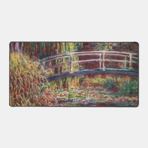 Claude Monet - Seerosenteich, Rosa Harmonie Schreibtischunterlage