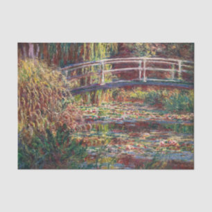 Claude Monet - Seerosenteich, Rosa Harmonie Seidenpapier
