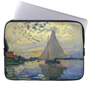 Claude Monet - Segelboot in Le Petit-Gennevilliers Laptopschutzhülle