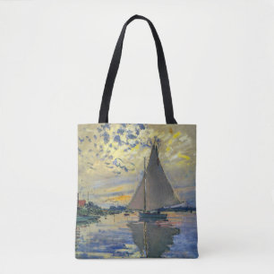 Claude Monet - Segelboot in Le Petit-Gennevilliers Tasche