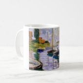Claude Monet - Segelboote auf der Seine Kaffeetasse (Vorderseite Links)