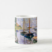 Claude Monet - Segelboote auf der Seine Kaffeetasse (Mittel)