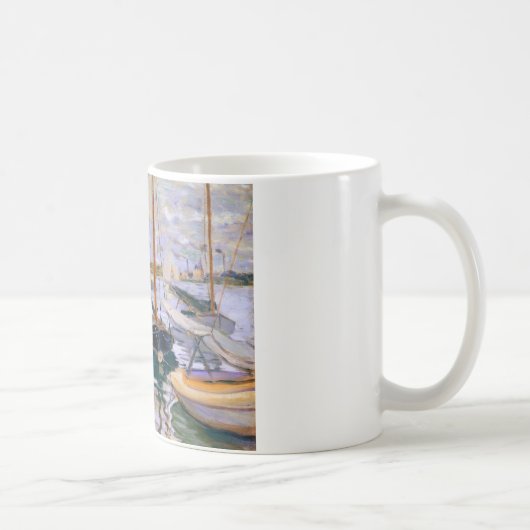 Claude Monet - Segelboote auf der Seine Kaffeetasse (Rechts)