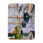 Claude Monet - Segelboote auf der Seine Magnet (Vertikal)