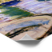 Claude Monet - Segelboote auf der Seine Poster (Ecke)