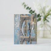 Claude Monet Seine Argenteuil Seinebr?cke bei Arge Postkarte (Stehend Vorderseite)