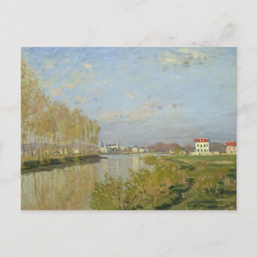 Claude Monet | Seine in Argenteuil, 1873 Postkarte (Vorderseite)