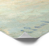 Claude Monet | Seine in Giverny - 1897 Poster (Ecke)