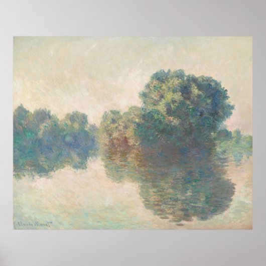 Claude Monet | Seine in Giverny - 1897 Poster (Vorne)