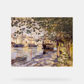 Claude Monet. Seine in Rouen Acrylschild (Vorderseite)