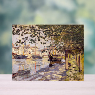 Claude Monet. Seine in Rouen Acrylschild
