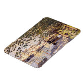 Claude Monet. Seine in Rouen Magnet (Linke Seite)