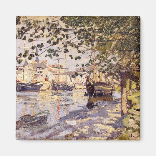 Claude Monet. Seine in Rouen Magnet (Vorne)