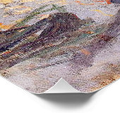 Claude Monet. Seine in Rouen Poster (Ecke)