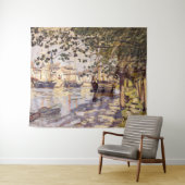 Claude Monet. Seine in Rouen Wandteppich (Beispiel (Horizontal))