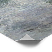 Claude Monet | Seine in Vetheuil, 1879 Poster (Ecke)