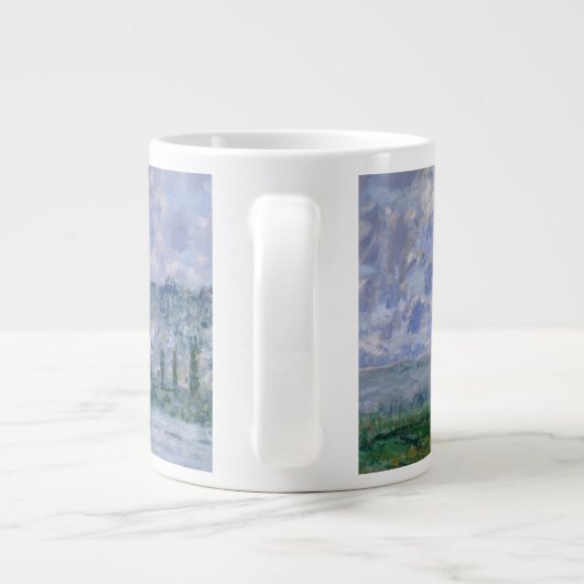 Claude Monet| Seine in Vetheuil Jumbo-Tasse (Rückseite)