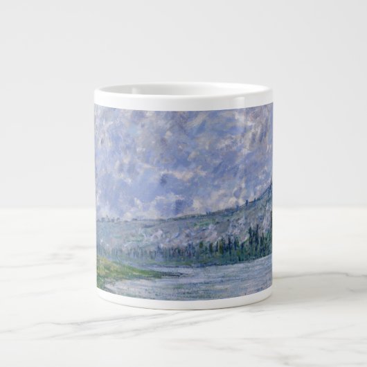 Claude Monet| Seine in Vetheuil Jumbo-Tasse (Vorderseite)