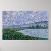 Claude Monet | Seine in Vetheuil Poster (Vorne)