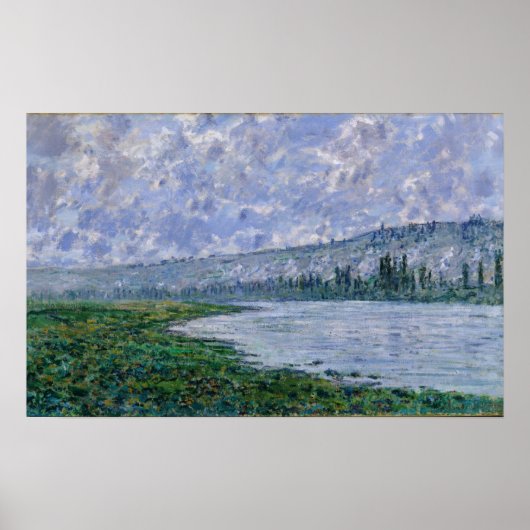 Claude Monet | Seine in Vetheuil Poster (Vorne)