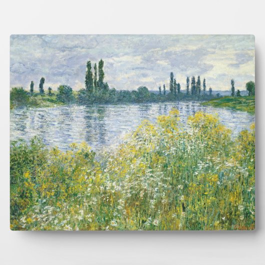 Claude Monet | Seine-Ufer, Vetheuil, 1880 Fotoplatte (Vorderseite)