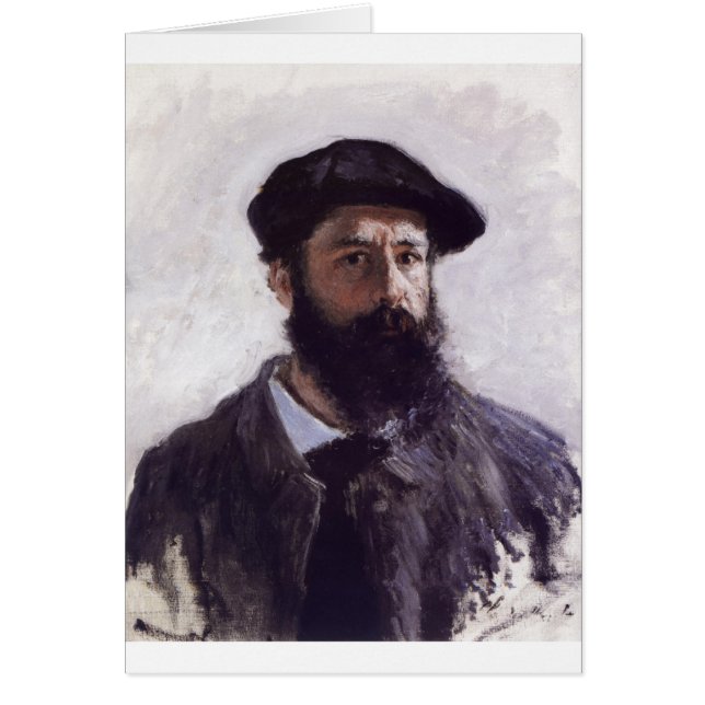 Claude Monet - Selbstporträt in Barett 1886 (Vorne)