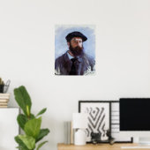 Claude Monet, Selbstporträt mit Barett, Poster (Heimbüro)