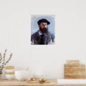 Claude Monet, Selbstporträt mit Barett, Poster (Küche)
