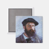 Claude Monet Self-Portrait Magnet (Vorderseite/Rückseite)