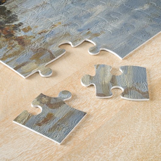 Claude Monet Ships auf der Seine Puzzle (Seite)