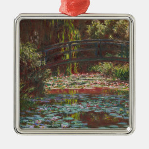 Claude Monet Silbernes Ornament