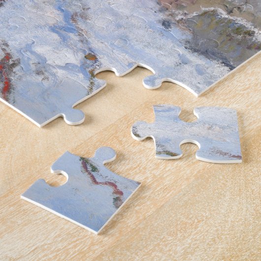 Claude Monet // Snow at Argenteuil Puzzle (Seite)