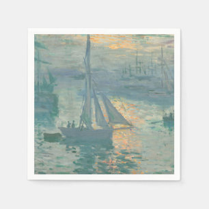 Claude Monet - Sonnenaufgang Serviette