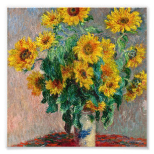 Claude Monet - Sonnenblumen Fotodruck