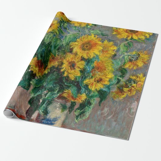 Claude Monet - Sonnenblumen Geschenkpapier (Ungerollt)