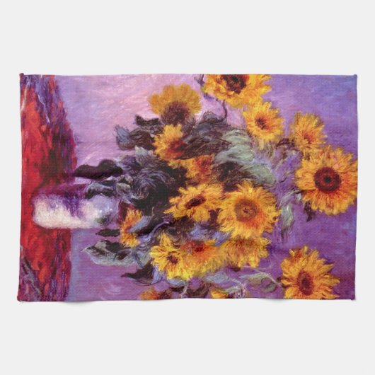 Claude Monet: Sonnenblumen Handtuch (Horizontal)