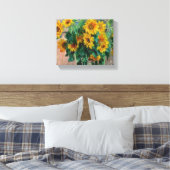 Claude Monet - Sonnenblumen Leinwanddruck (Insitu (Schlafzimmer))