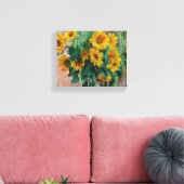 Claude Monet - Sonnenblumen Leinwanddruck (Insitu (Wohnzimmer))