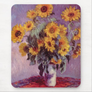 Claude Monet // Sonnenblumen Mousepad