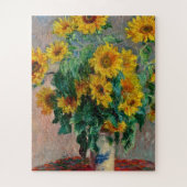 Claude Monet - Sonnenblumen Puzzle (Vertikal)
