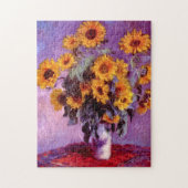 Claude Monet:Sonnenblumen Puzzle (Vertikal)